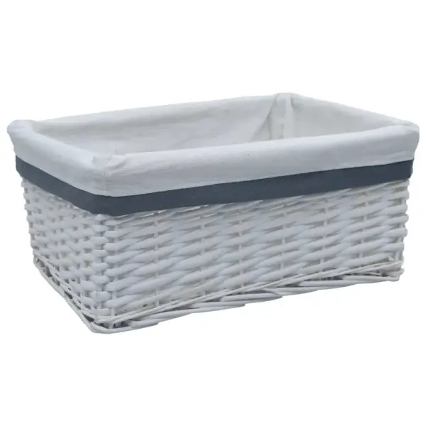 3-osaline valgest pajust üksteise sisse mahtuv korvikomplekt, valge – 6