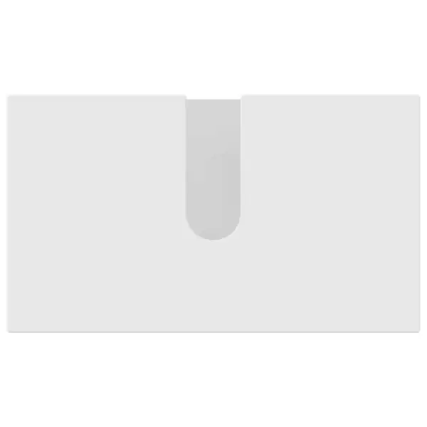 Valge 3-osaline vannitoamööbli komplekt sahtliga, tehispuit ja metall, peeglikapiga – 8