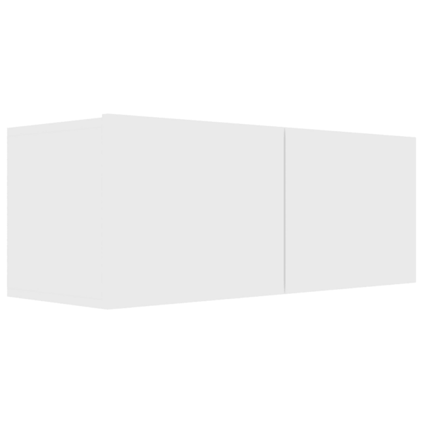 6-osaline valge seinapealne telerikappide komplekt, tehispuit, 4 x 80 x 30 x 30 cm ja 2 x 60 x 30 x 30 cm – 3