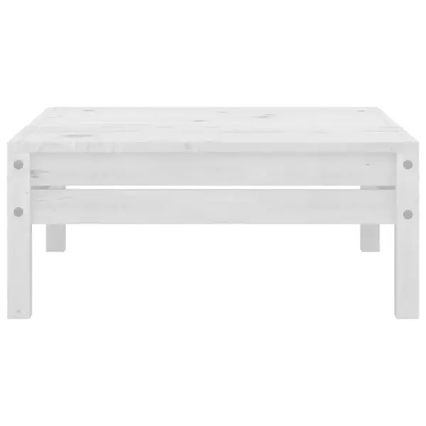 9-osaline aiadiivanikomplekt, valge täismännipuit, 4 keskmist ja 4 nurgadiivanit + laud – 13