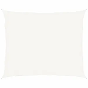 Ristkülikukujuline HDPE päikesepuri 160 g/m², valge, 2,5 x 3 m