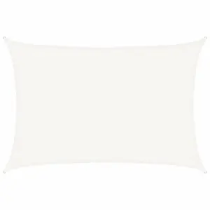 HDPE ristkülikukujuline päikesepuri 160 g/m², valge, 2,5 x 3,5 m