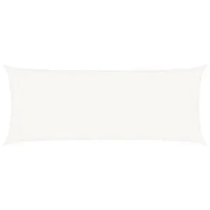 Ristkülikukujuline HDPE päikesepuri, valge, 2 x 4,5 m, 160 g/m²