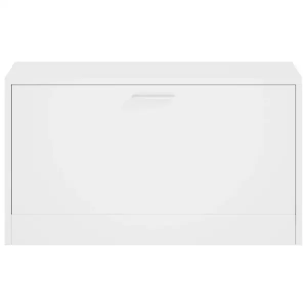 Valge jalatsipink, MDF ja tehispuit, 80 x 24 x 45 cm – 4