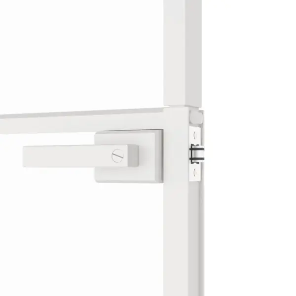 Valge karastatud klaasist siseuks alumiiniumraamiga, 83 x 201,5 cm – 7