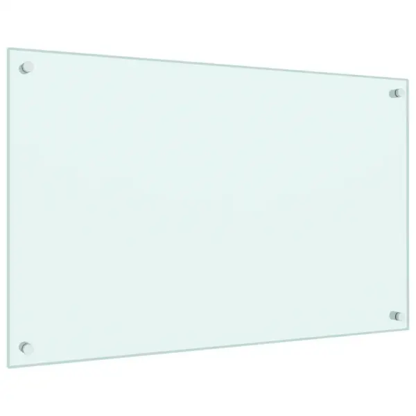 Köögi pritsmekaitse karastatud klaasist, valge, 80 x 50 cm – 5