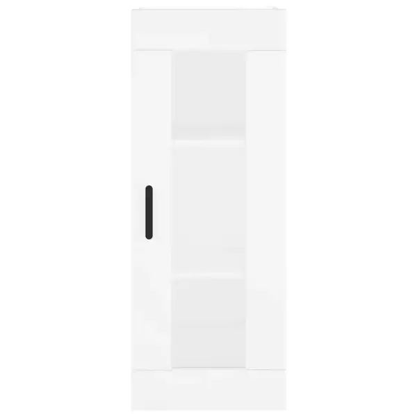 Kõrge hoiukapp metalljalgadel, valge tehispuit, 34,5 x 34 x 180 cm – 8