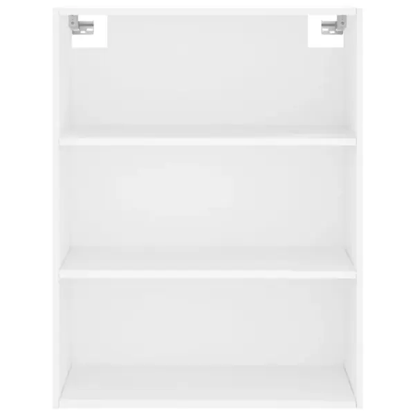 Valge kõrge kapp avatud riiulitega, tehispuit ja metall, 69,5 x 34 x 180 cm – 6