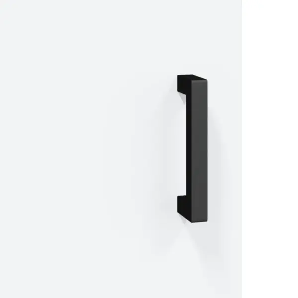 Kõrge kapp klaasuste ja metalljalgadega, valge, 69,5 x 34 x 180 cm – 9