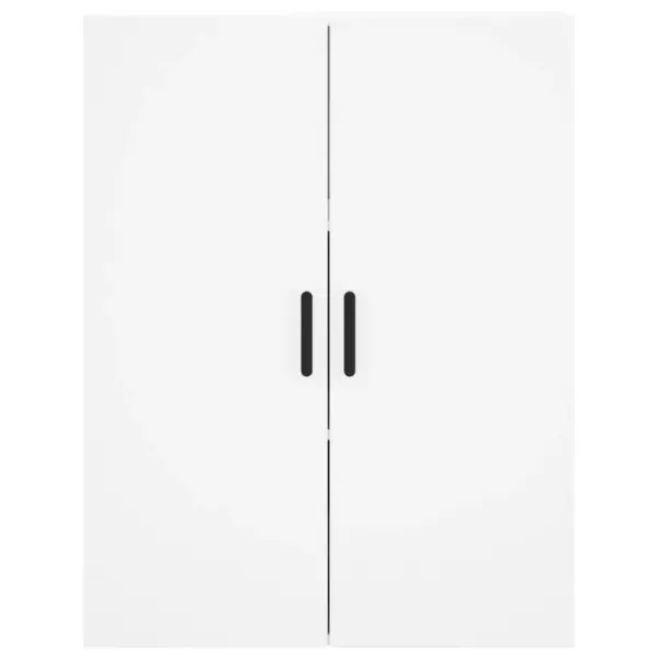 2-osaline kõrge kapp metalljalgadega, valge tehispuit, 69,5 x 34 x 180 cm – 6