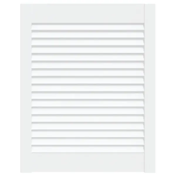 Valge lamellkapiuks männipuidust, 61,5 x 49,4 cm – 2