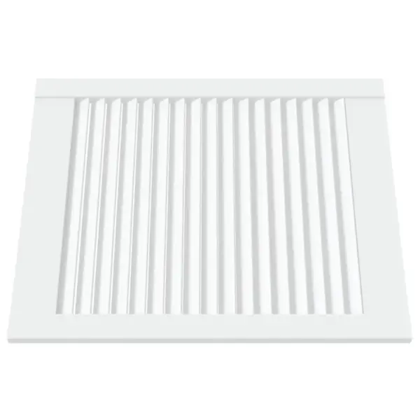 Valge lamellkapiuks männipuidust, 61,5 x 49,4 cm – 3