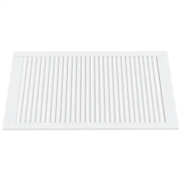 Lamellkapiuks männipuidust, valge vee baasil viimistlus, 99,3 x 59,4 cm – 3