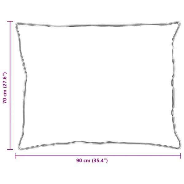 Valge mikrofiibertekk padjadega, 3-osaline komplekt, 200 x 200 cm – 9
