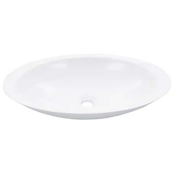 Kapi peale paigaldatav mineraalvalamist valamu, valge, 59,3 x 35,1 x 10,7 cm – 2