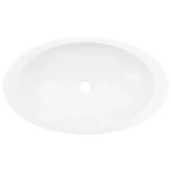 Kapi peale paigaldatav mineraalvalamist valamu, valge, 59,3 x 35,1 x 10,7 cm – 5