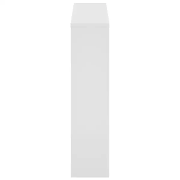 Valge peegliga seinapealne kingakapp, 2 allatõmmatavat sahtlit, 63 x 17 x 67 cm – 5