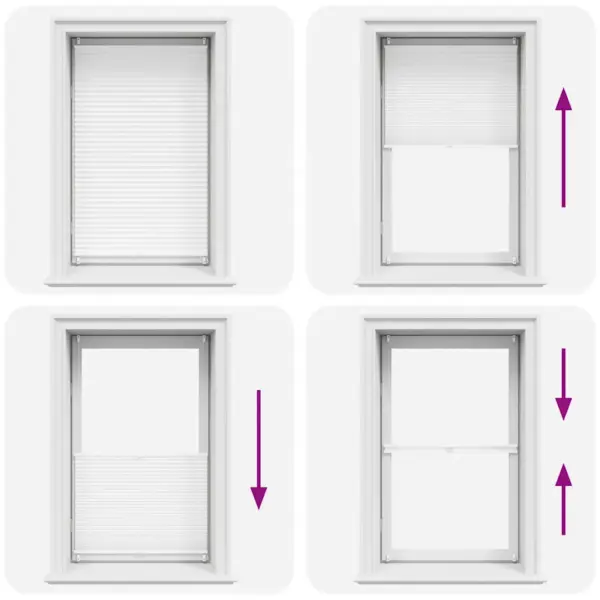 Valge plisseekardin klambrikinnitusega, 70 x 150 cm, 100% polüester, alumiiniumliistudega – 6