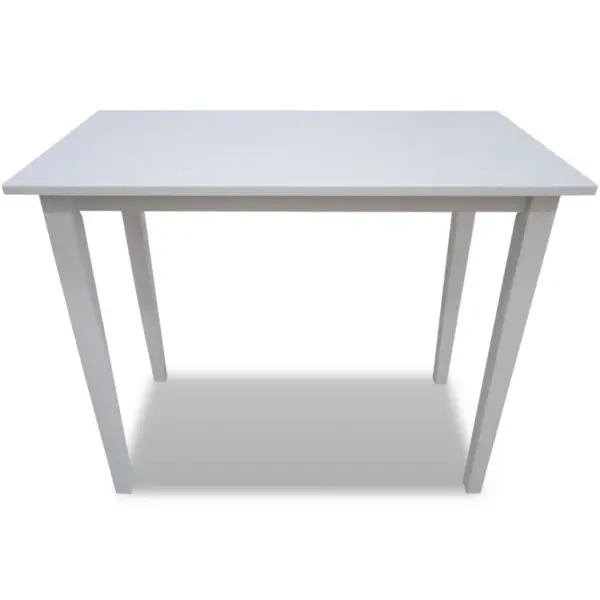 Valge puidust baarilaud MDF lauaplaadiga, 110 x 60 x 90,8 cm - 2
