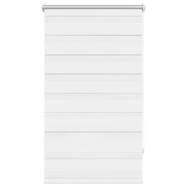 Valge sebraruloo, 70 x 120 cm, ruloo laius 67 cm, 100% polüester – 2