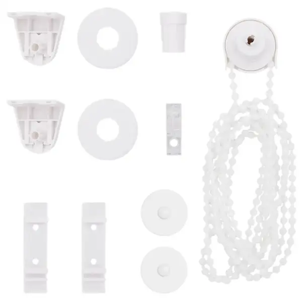 Valge sebraruloo aknale, 50 x 100 cm, 100% polüester – 12