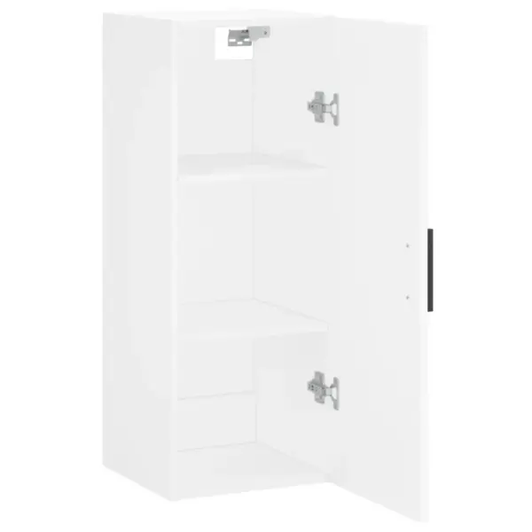 Seinakapp uksega, valge tehispuit, 34,5 x 34 x 90 cm – 6