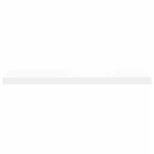 Valge seinariiul nähtamatu kinnitusega, MDF, 80 x 23,5 x 3,8 cm – 6