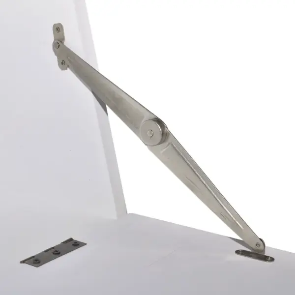 Valge MDFist ja männipuidust sekretär-kirjutuslaud kapi ja sahtliga, 60 x 36,4 x 111 cm – 6