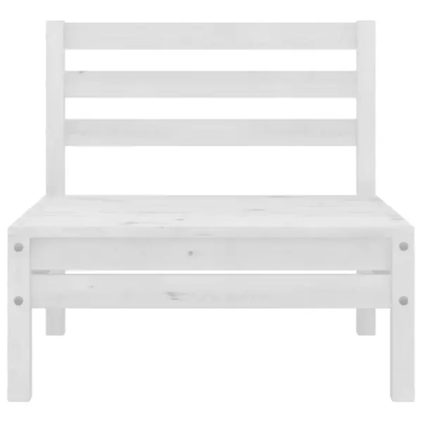 3-osaline valge täismännipuidust aiadiivanikomplekt, 63,5 x 63,5 x 62,5 cm – 4