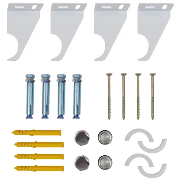 Seinapealne terasradiaator, valge, 530 W, 465 x 900 mm – 6