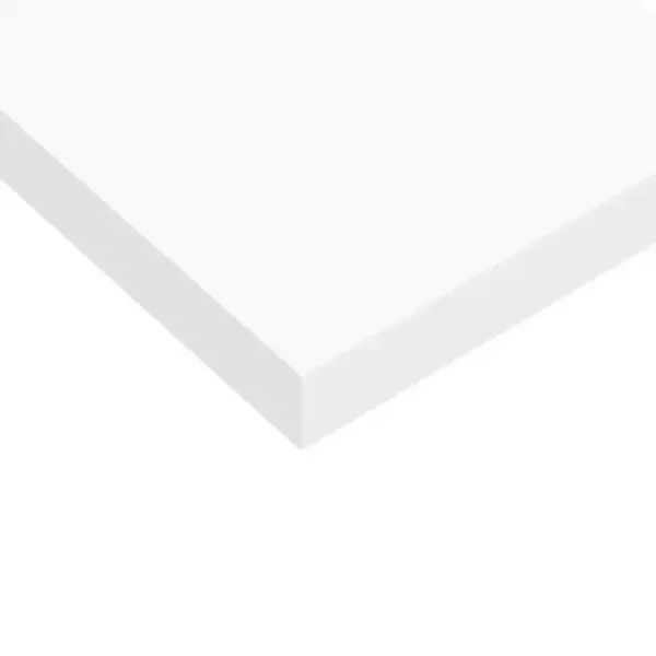 Valge ujuv seinariiul nähtamatu kinnitussüsteemiga, 60 x 23,5 cm MDF – 11