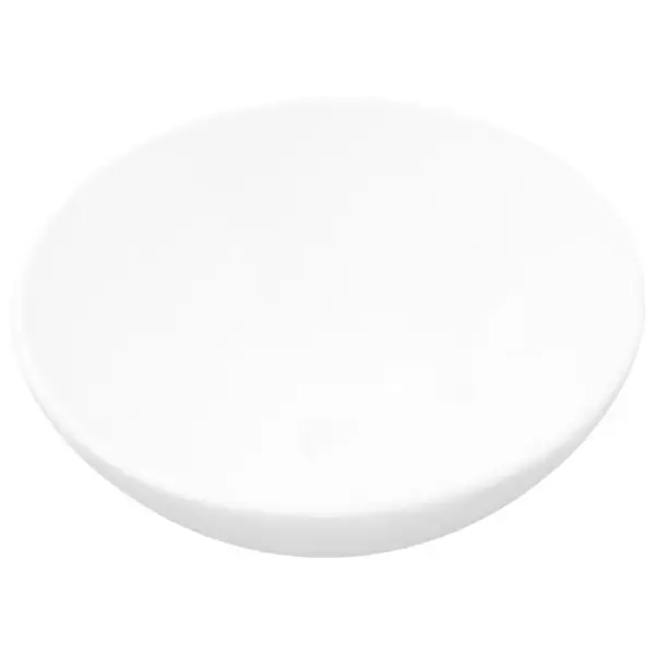 Valge ümar keraamiline kapipealne vannitoavalamu, 32,5 x 14 cm – 2