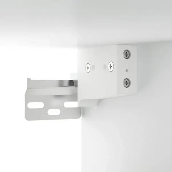 Seinale paigaldatav valamukapp sisseehitatud keraamilise valamuga, valge, 41 cm - 10