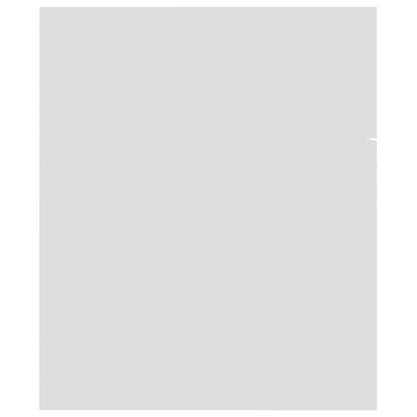 Vannitoamööbli komplekt valamukapi, kahe kõrge kapi ja peegliga, valge tehispuit, 60 cm – 6