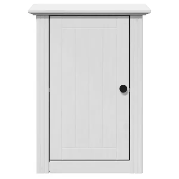 Valge 4-osaline vannitoamööbli komplekt BODO, männipuit ja tehispuit – 11