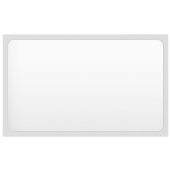 Valge vannitoamööblikomplekt valamukapi, sisseehitatud keraamilise valamu ja peegliga, tehispuit, kapp 60 x 38,5 x 45 cm – 8