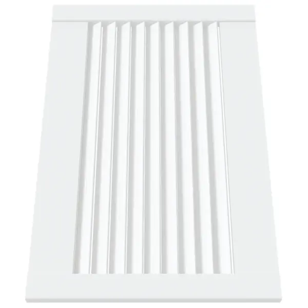 Valged lamellkapiuksed männipuidust, 4 tk, 39,5 x 59,4 cm – 3