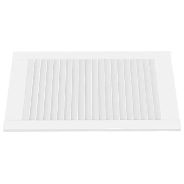 Valged lamellkapiuksed männipuidust, 4 tk, 69 x 39,4 cm – 3