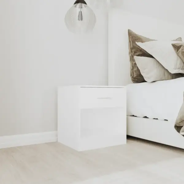 Valged sahtliga öökapid avatud riiuliga, 2 tk, tehispuit ja MDF, 36,5 x 30,5 x 38 cm – 3