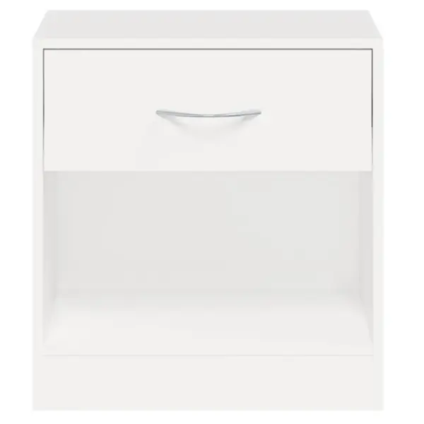 Valged sahtliga öökapid avatud riiuliga, 2 tk, tehispuit ja MDF, 36,5 x 30,5 x 38 cm – 8