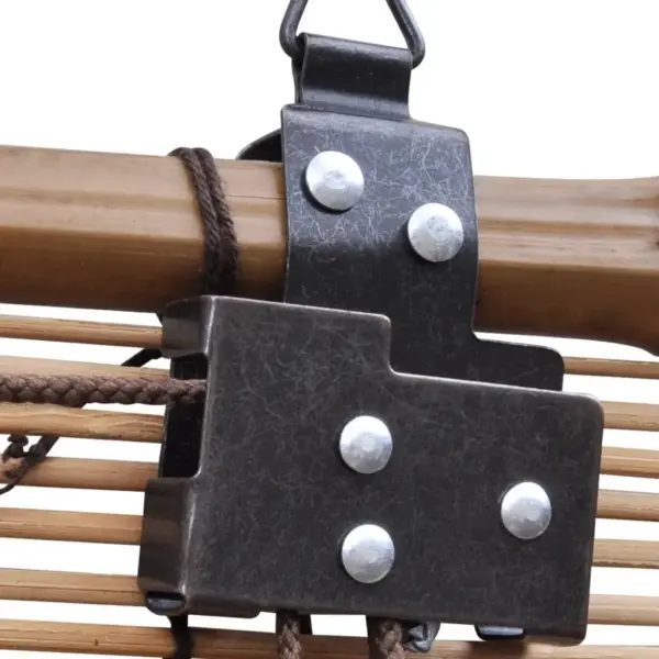 Valgusläbilaskvad bambusrulood 2 tk, pruun bambus, 100 x 160 cm – 6