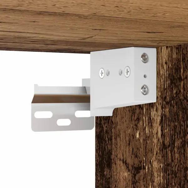 Vannitoa valamukapp valamuga, vana puidu toon, tehispuit, 60 x 38,5 x 46 cm, 2 uksega – 10