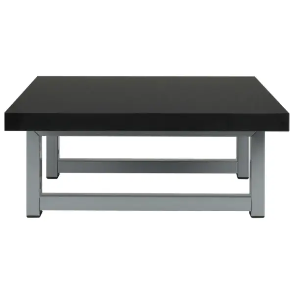 Kaheosaline vannitoamööbli komplekt, must seinariiul 60 cm ja valge ümmargune keraamiline valamu 40 cm – 9