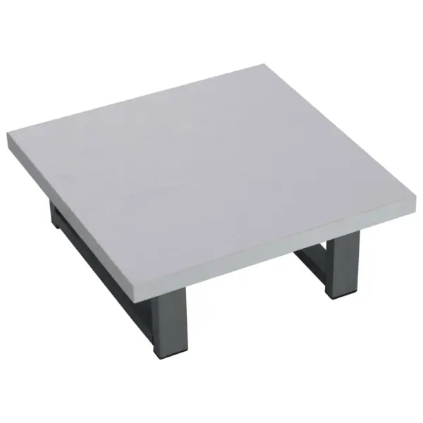 Kaheosaline vannitoamööbli komplekt seinariiuli ja ümmarguse keraamilise valamuga, valge riiul 60 cm, must valamu – 8