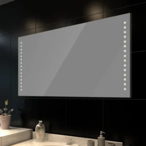 Vannitoapeegel LED-valgustusega, soe valge, 100 x 60 cm, 30 LEDi, 2,4 W