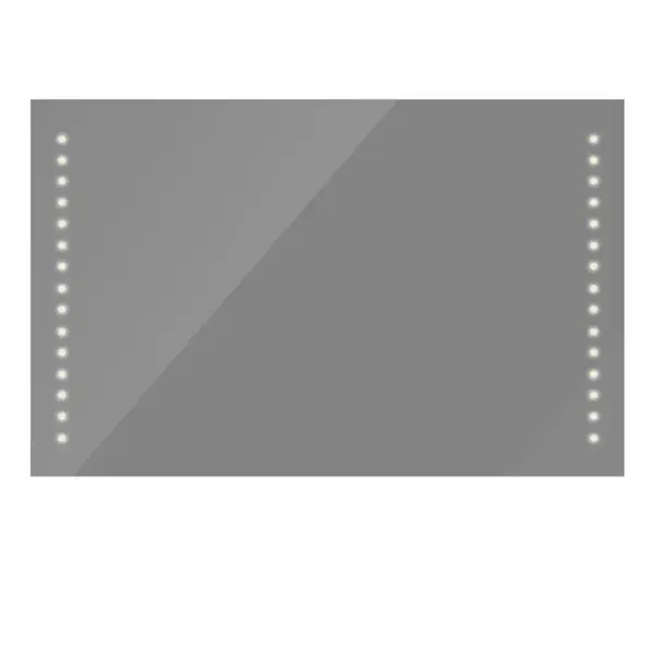 Vannitoapeegel LED-valgustusega, soe valge, 100 x 60 cm, 30 LEDi, 2,4 W – 2