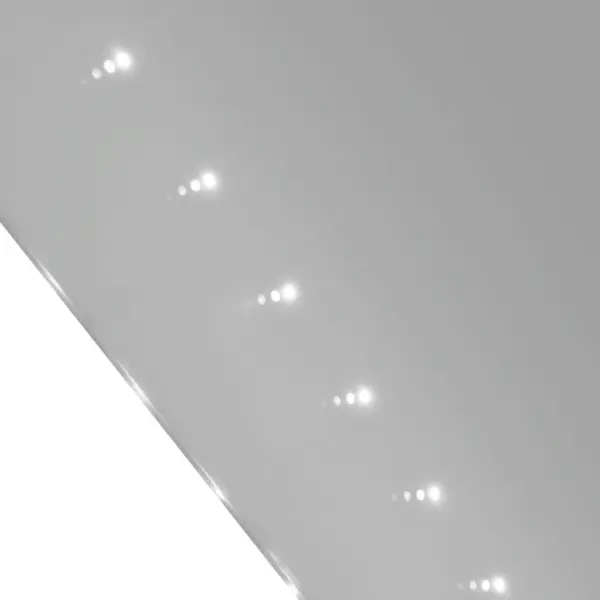 Vannitoapeegel LED-valgustusega, soe valge, 100 x 60 cm, 30 LEDi, 2,4 W – 3