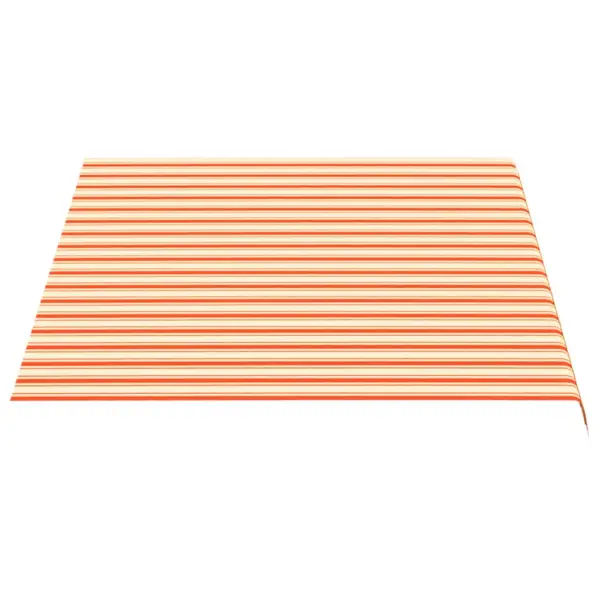 Varikatuse asenduskangas terrassile, kollane-oranž, 3,5 x 2,5 m raamile, PU-kattega polüester – 4