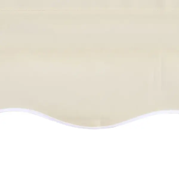 Varikatuse asenduskangas terrassile, kreemjasvalge, polüester, raamile 4 x 3 m (ilma raamita) – 4