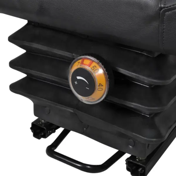 Mehaanilise vedrustusega traktori iste peatugi ja käetugedega, must, 106 x 60 x 52 cm – 6